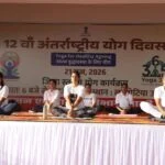 विश्व योग दिवस:जिला स्तरीय कार्यक्रम लाखोटिया उद्यान में हजारों शहरवासियों ने किया योग,कैबिनेट मंत्री जोराराम कुमावत व प्रभारी मंत्री झाबर सिंह ने किया योगाभ्यास