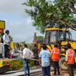 जिला प्रशासन की बड़ी कार्रवाई,ग्राम खजराना में लगभग 80 करोड़ रुपये मूल्य की शासकीय भूमि अतिक्रमण मुक्त